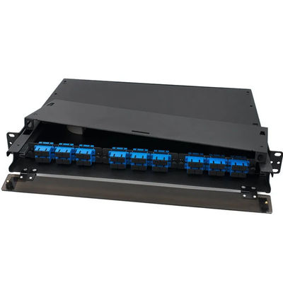 গুণমান  OS2 MPO MTP Patch Panels UPC Duplex LGX Adapter SC Fiber Patch Panel কারখানা