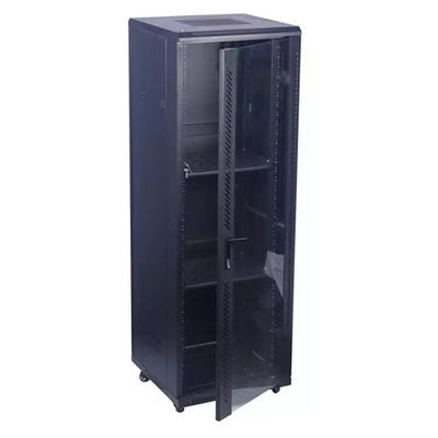 গুণমান  37U Floor Standing Server Rack Cabinet SPCC IP20 Cold Rolled Steel কারখানা