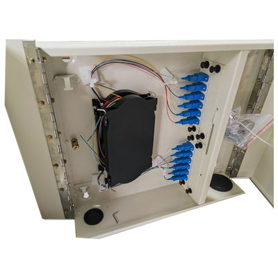 OEM ওয়াল মাউন্ট স্প্লাইস এনক্লোসার FTTH ফাইবার টার্মিনেশন ইউনিট 48 কোর