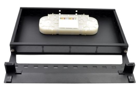 19&quot; FTTH MPO MTP প্যাচ প্যানেল LC 1U ফাইবার ক্যাসেট মডিউল র্যাক মাউন্ট