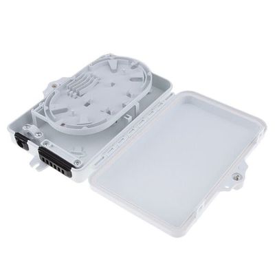 6পোর্ট ফাইবার অপটিক টার্মিনাল বক্স SC APC/UPC SM SX PC+ABS টেলিকমের জন্য হালকা ধূসর