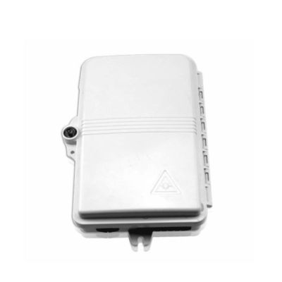 6পোর্ট ফাইবার অপটিক টার্মিনাল বক্স SC APC/UPC SM SX PC+ABS টেলিকমের জন্য হালকা ধূসর