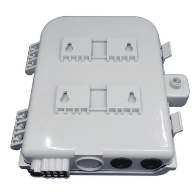 ফাইবার অপটিক টার্মিনাল বক্স 8 কোর SM/DX SC/LC/ST/FC হালকা ধূসর/ব্ল্যাক আইপি 66