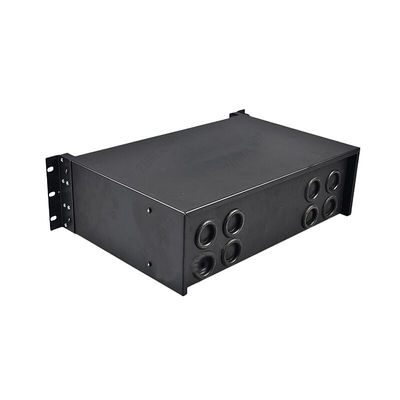 3u 3ru 19&quot; ODF 96 ফাইবার অপটিক র্যাক মাউন্ট করা ঘের ড্রয়ার টাইপ প্যাচ প্যানেল