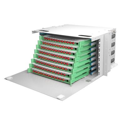 ODF 19 Rack Patch Panel Sc Adapter Fc প্যাচ প্যানেল 6U 96 Core