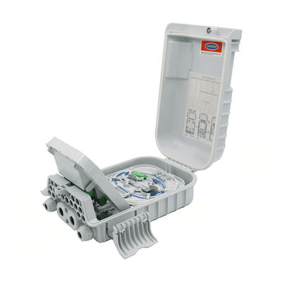 FTTx 1x8 PLC ফাইবার অপটিক স্প্লিটার বক্স বিতরণ IP68 16 কোর