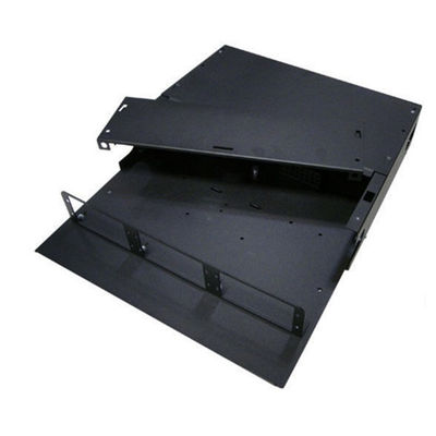 2U MPO MTP প্যাচ প্যানেল APC SC ডুপ্লেক্স ফাইবার এনক্লোজার র্যাক মাউন্ট
