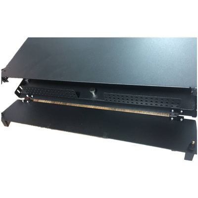 Splice MPO MTP প্যাচ প্যানেল 144F SC APC 4U ফাইবার প্যাচ প্যানেল 12 অ্যাডাপ্টার
