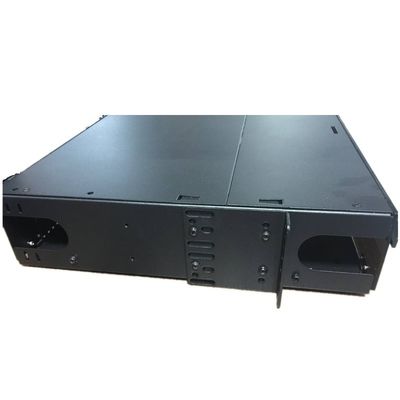 Splice MPO MTP প্যাচ প্যানেল 144F SC APC 4U ফাইবার প্যাচ প্যানেল 12 অ্যাডাপ্টার