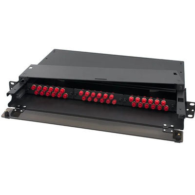 নেটওয়ার্ক Singlemode MPO MTP প্যাচ প্যানেল স্লাইড আউট ST ফাইবার প্যাচ প্যানেল OEM