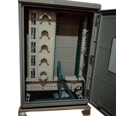 SMC ফাইবার ক্রস কানেক্ট স্ট্রিট ক্যাবিনেট FTTH মেটাল 288core FDT বক্স