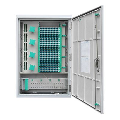 SMC ফাইবার ক্রস কানেক্ট স্ট্রিট ক্যাবিনেট FTTH মেটাল 288core FDT বক্স