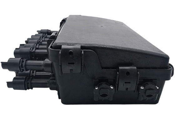 FTTB ওয়াটারপ্রুফ ফাইবার অপটিক টার্মিনাল বক্স SC IP68 2 IN 2OUT 48Core 16 Port