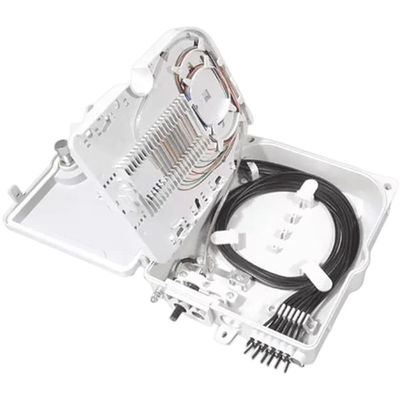 ফাইবার অপটিক টার্মিনাল বক্স 12পোর্ট SC/LC/ST/FC IP-66 UPC/APC হালকা ধূসর FTTH