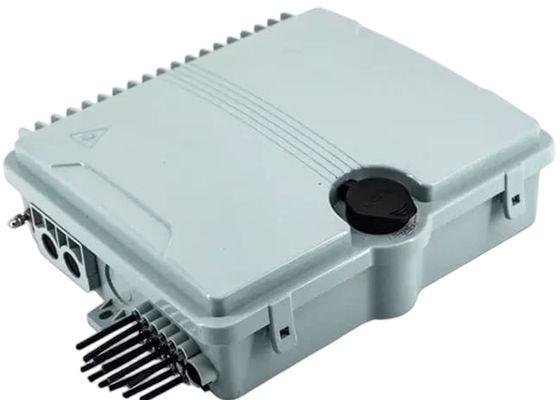 ফাইবার অপটিক টার্মিনাল বক্স 12পোর্ট SC/LC/ST/FC IP-66 UPC/APC হালকা ধূসর FTTH