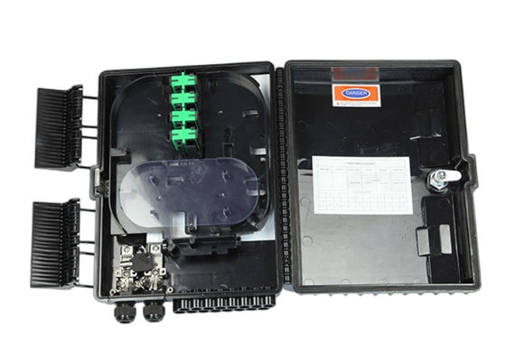 16পোর্ট ফাইবার অপটিক টার্মিনাল বক্স SC/LC/ST/FC LGX PLC SM/MM ওয়াল-মাউন্ট