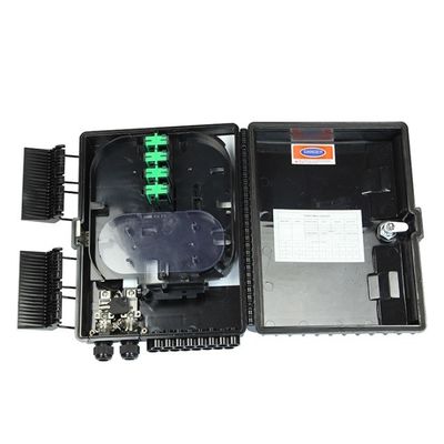 16পোর্ট ফাইবার অপটিক টার্মিনাল বক্স SC/LC/ST/FC LGX PLC SM/MM ওয়াল-মাউন্ট