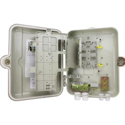 LGX ফাইবার অপটিক PLC স্প্লিটার 1x32 SMC+ABS সিমপ্লেক্স / ডুপ্লেক্স গ্রে