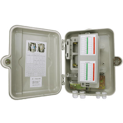 LGX ফাইবার অপটিক PLC স্প্লিটার 1x32 SMC+ABS সিমপ্লেক্স / ডুপ্লেক্স গ্রে
