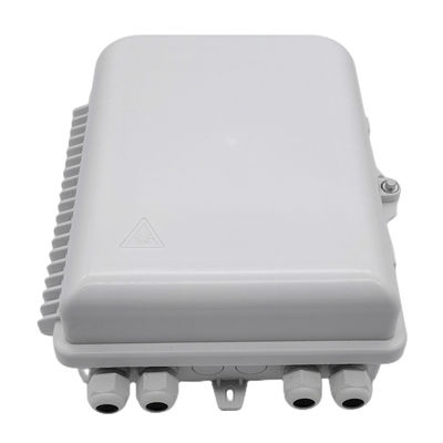 সাদা ফাইবার অপটিক স্প্লিটার বক্স LC 1x16 PLC স্প্লিটার ওয়াল মাউন্ট