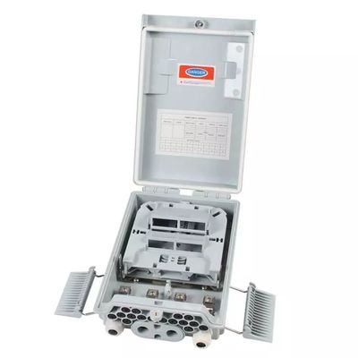 SM/MM ফাইবার অপটিক স্প্লিটার বক্স হালকা ধূসর 1x8 PLC স্প্লিটার