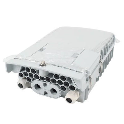 SM/MM ফাইবার অপটিক স্প্লিটার বক্স হালকা ধূসর 1x8 PLC স্প্লিটার