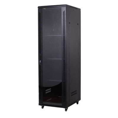 PDU সার্ভার র্যাক ক্যাবিনেট ফ্লোর স্ট্যান্ড SPCC 42U 600*1000*2000MM