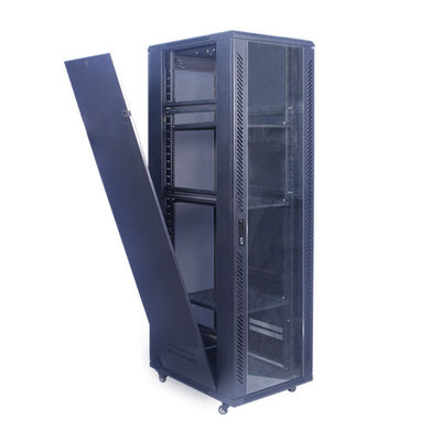 PDU সার্ভার র্যাক ক্যাবিনেট ফ্লোর স্ট্যান্ড SPCC 42U 600*1000*2000MM