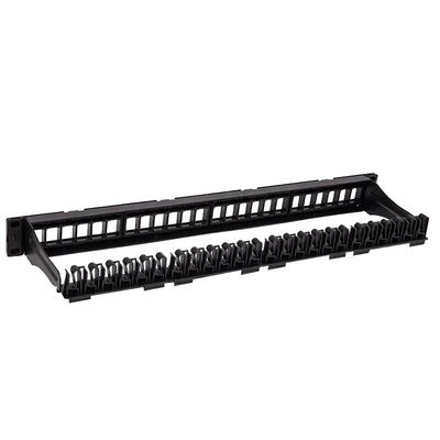 CAT5 CAT6 নেটওয়ার্ক প্যাচ প্যানেল UTP খালি আনলোড RJ45 24 পোর্ট প্যাচ প্যানেল