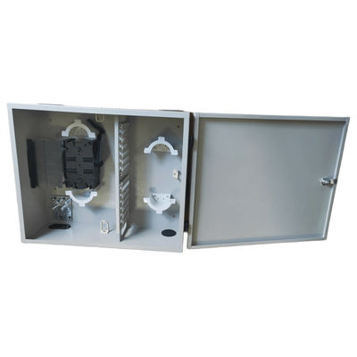 কাস্টমাইজড 72Port 144Core SC/LC/FC/ST 1-Door Wall Mount Fiber Enclosure Metal ODF