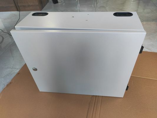 কাস্টমাইজড 72Port 144Core SC/LC/FC/ST 1-Door Wall Mount Fiber Enclosure Metal ODF